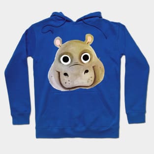 Hippo Face hand Drawn Hoodie